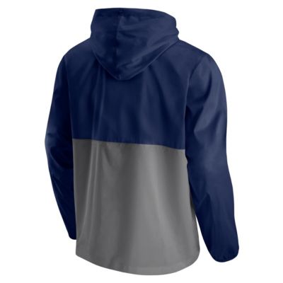 NCAA Fanatics Notre Dame Fighting Irish Thrill Seeker Half-Zip Hoodie Anorak Jacket