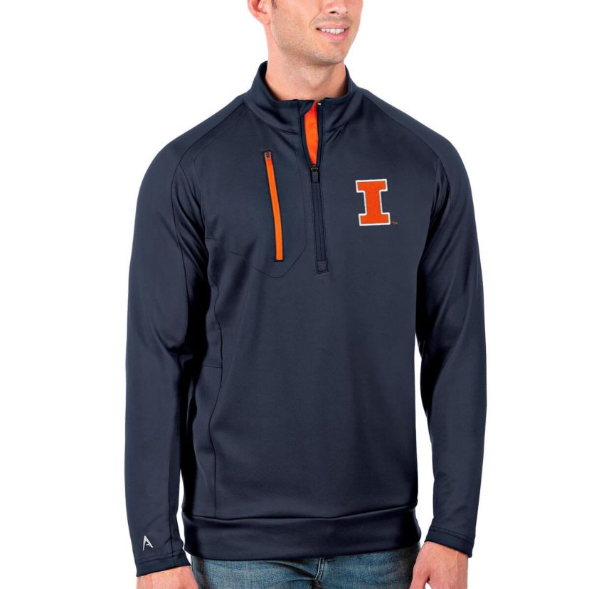 NCAA Illinois Fighting Illini Generation Half-Zip Pullover Jacket