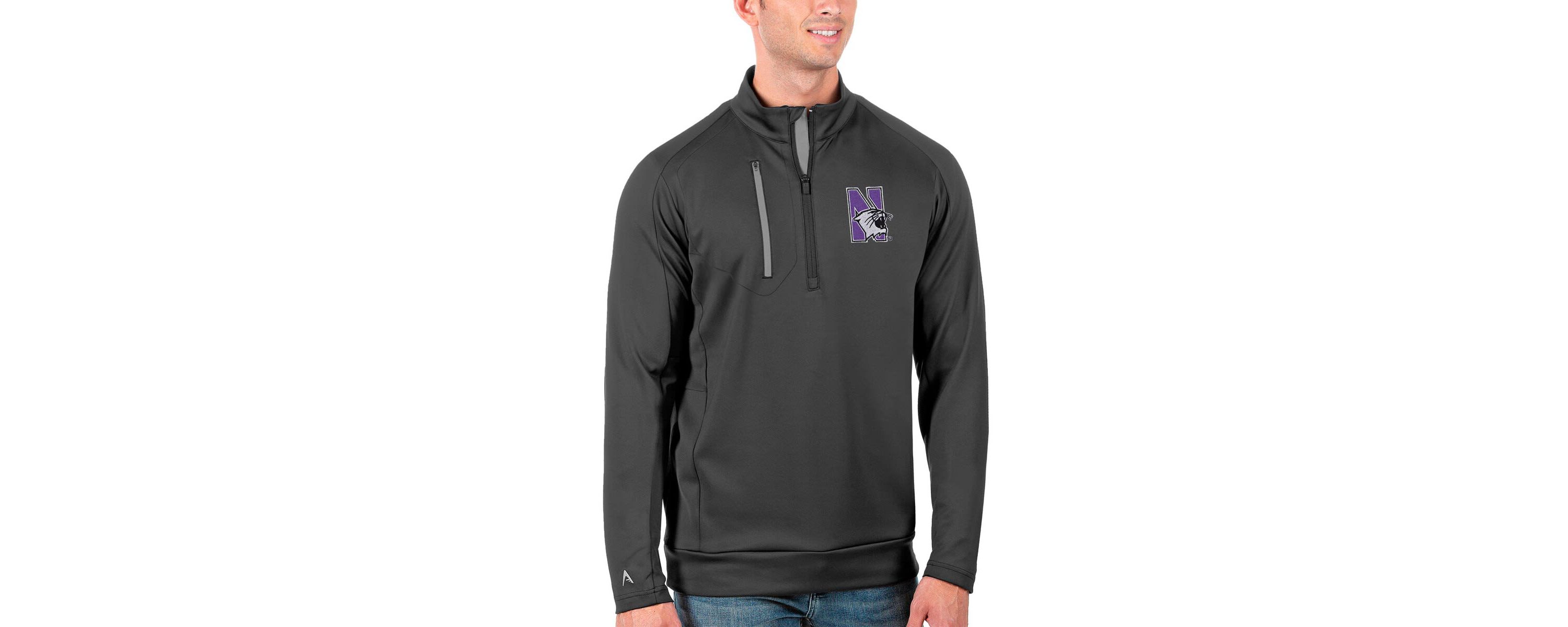 NCAA Northwestern Wildcats Generation Half-Zip Pullover Jacket