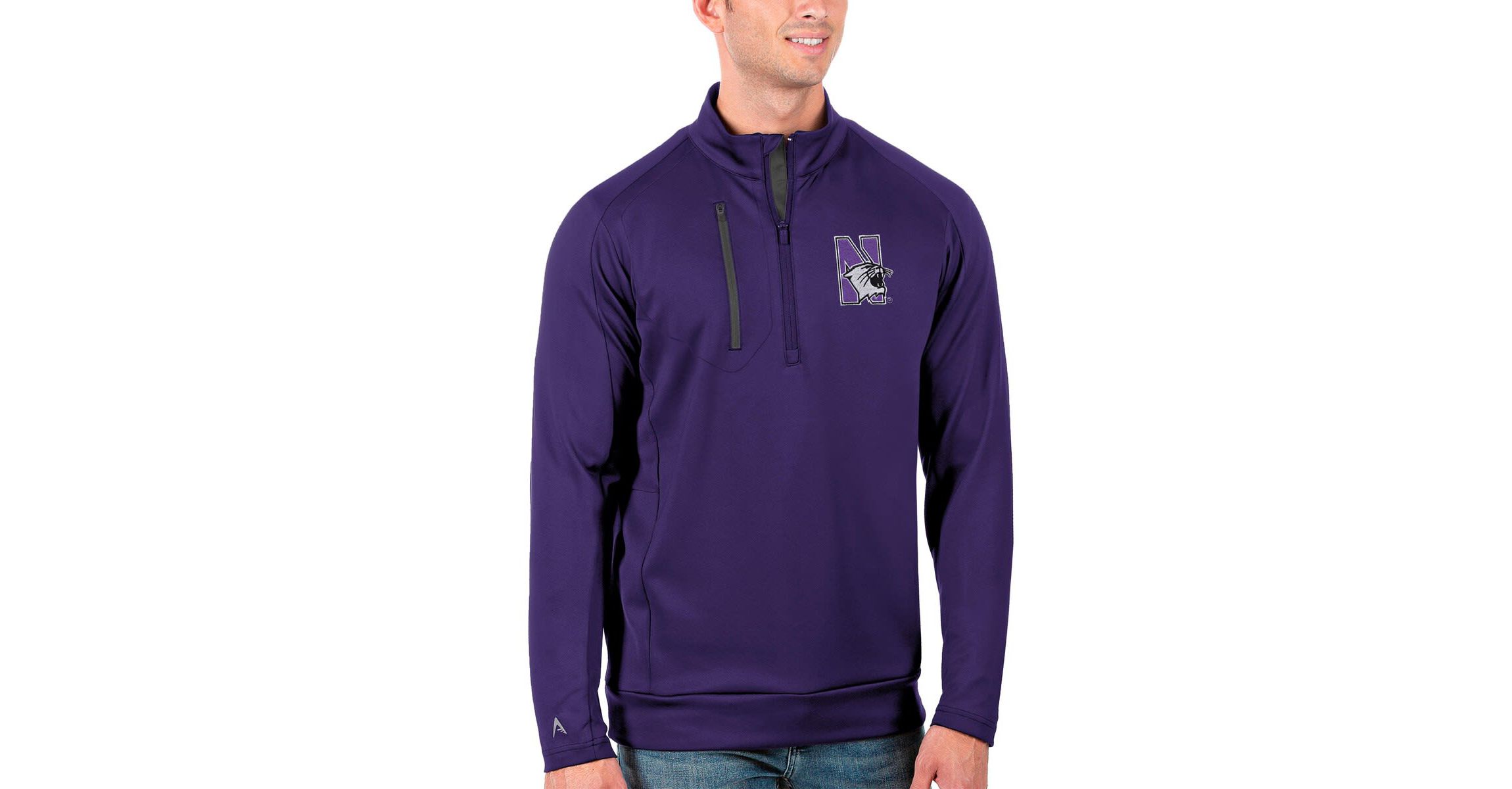 NCAA Northwestern Wildcats Generation Half-Zip Pullover Jacket