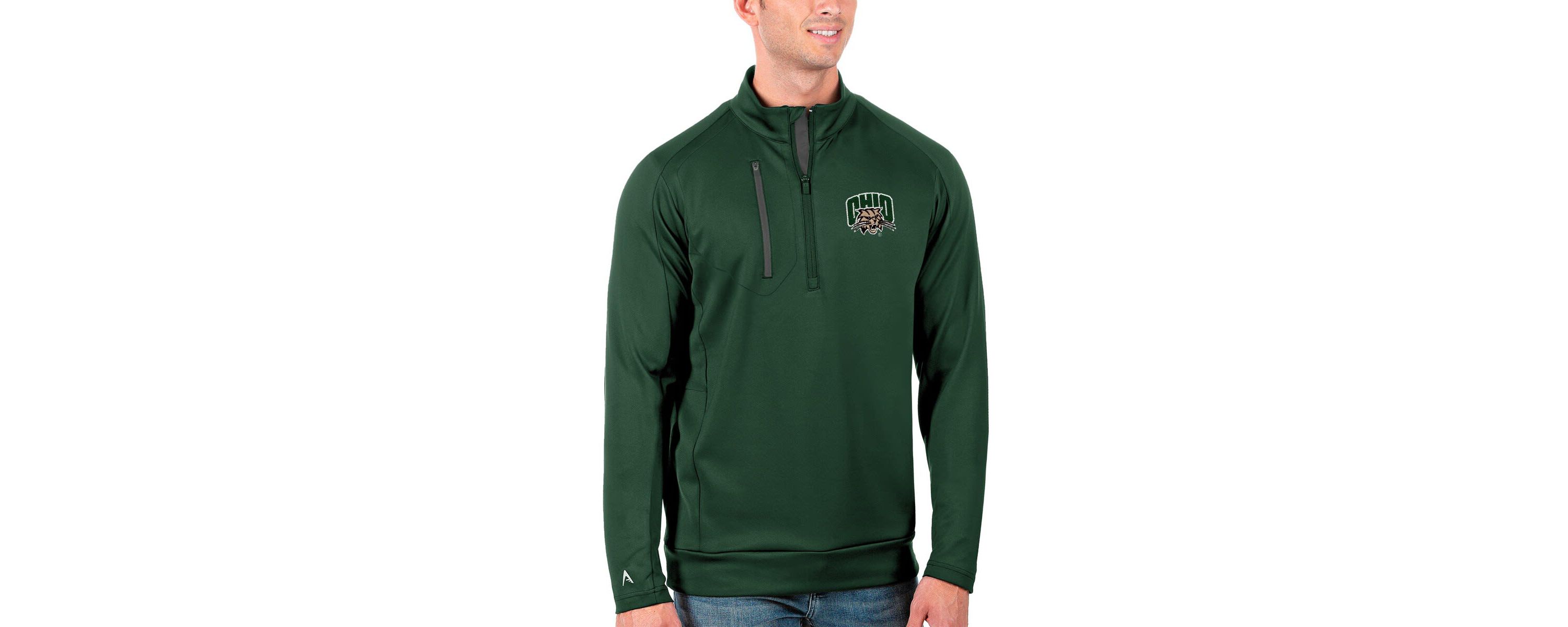 NCAA Ohio Bobcats Generation Half-Zip Pullover Jacket