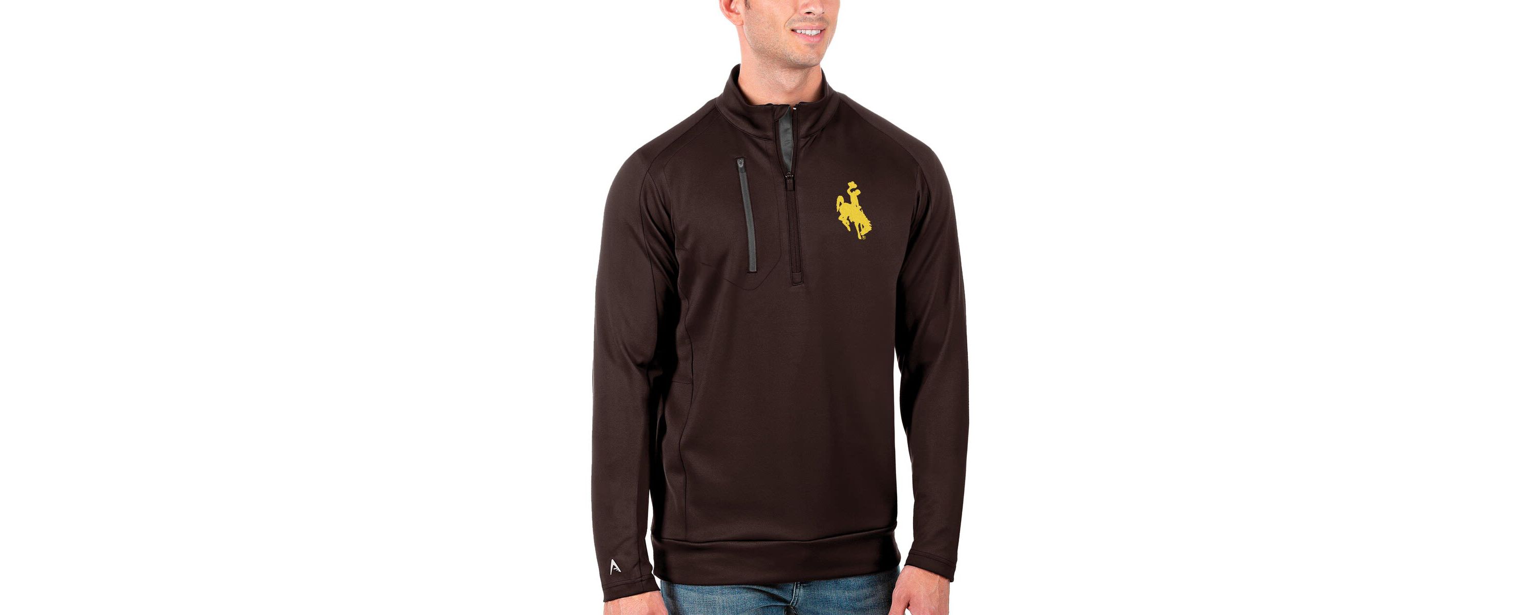 NCAA Wyoming Cowboys Generation Half-Zip Pullover Jacket