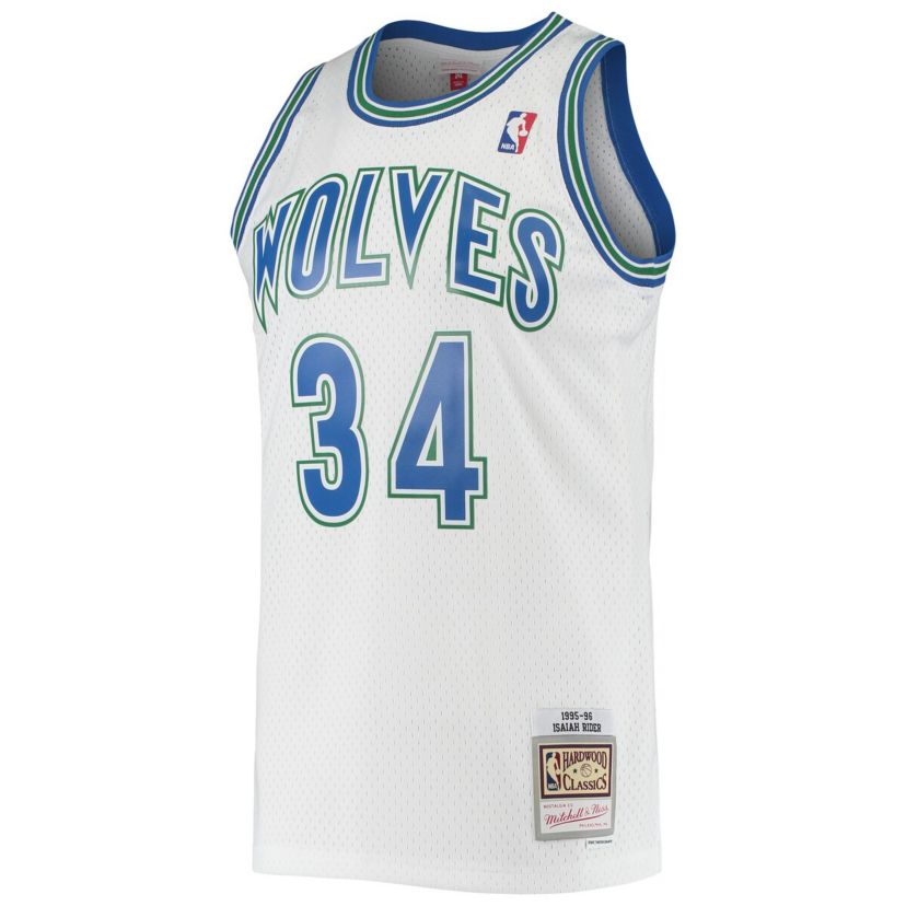NBA Isaiah Rider Minnesota Timberwolves 1995/96 Hardwood Classics Swingman Jersey