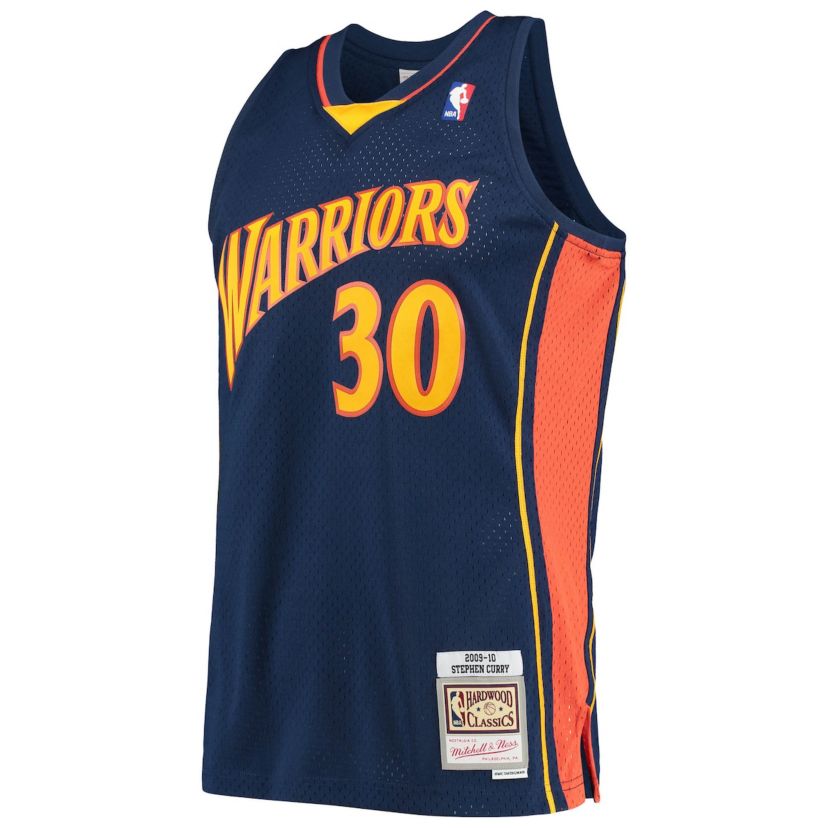 NBA Stephen Curry Golden State Warriors Hardwood Classics Swingman Jersey