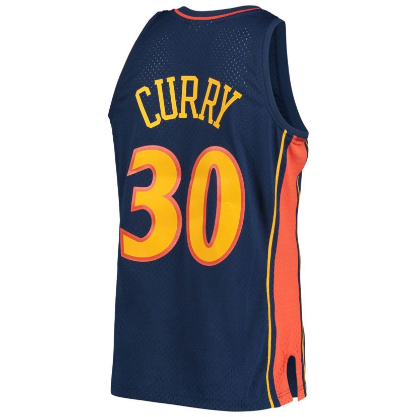 NBA Stephen Curry Golden State Warriors Hardwood Classics Swingman Jersey