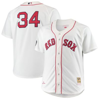 Boston Red Sox MLB David Ortiz Big & Tall Home Authentic Player Jersey
