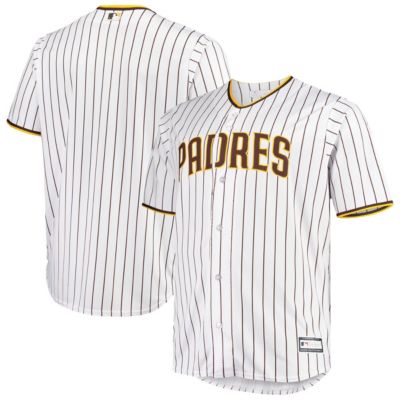 MLB White/Brown San Diego Padres Big & Tall Home Replica Team Jersey