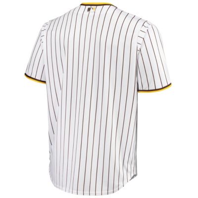 MLB White/Brown San Diego Padres Big & Tall Home Replica Team Jersey