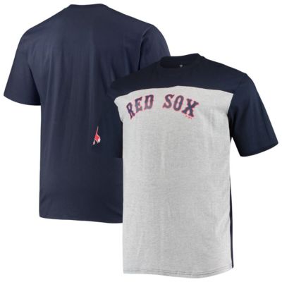 Boston Red Sox MLB Fanatics ed Big & Tall Colorblock T-Shirt