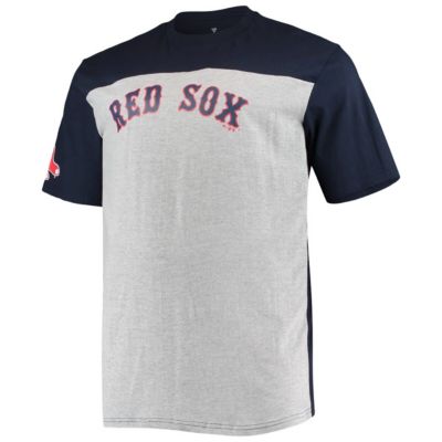 Boston Red Sox MLB Fanatics ed Big & Tall Colorblock T-Shirt