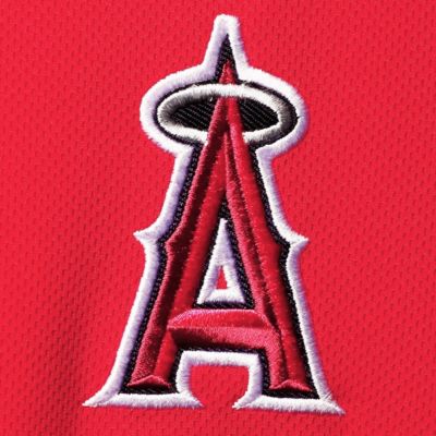 MLB Fanatics Los Angeles Angels Big & Tall Solid Birdseye Polo