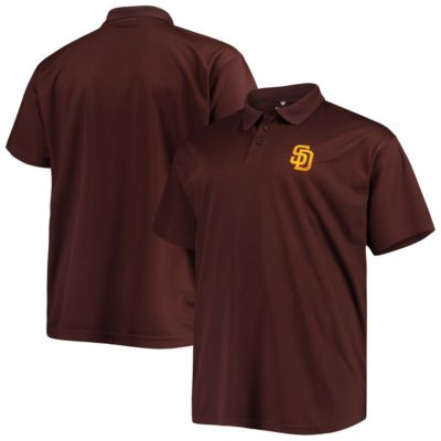 MLB Fanatics San Diego Padres Big & Tall Solid Birdseye Polo