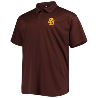 MLB Fanatics San Diego Padres Big & Tall Solid Birdseye Polo