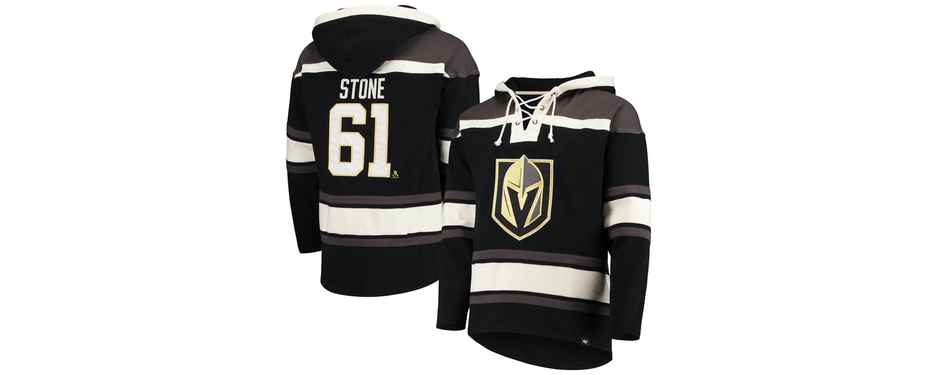 NHL Mark Vegas Golden Knights Player Name & Number Lacer Pullover Hoodie