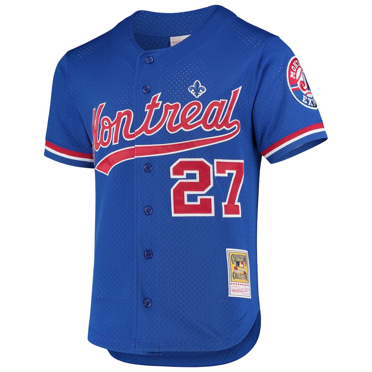Cooperstown Teams Vladimir Guerrero Montreal Expos Cooperstown Collection Mesh Batting Practice Button-Up Jersey