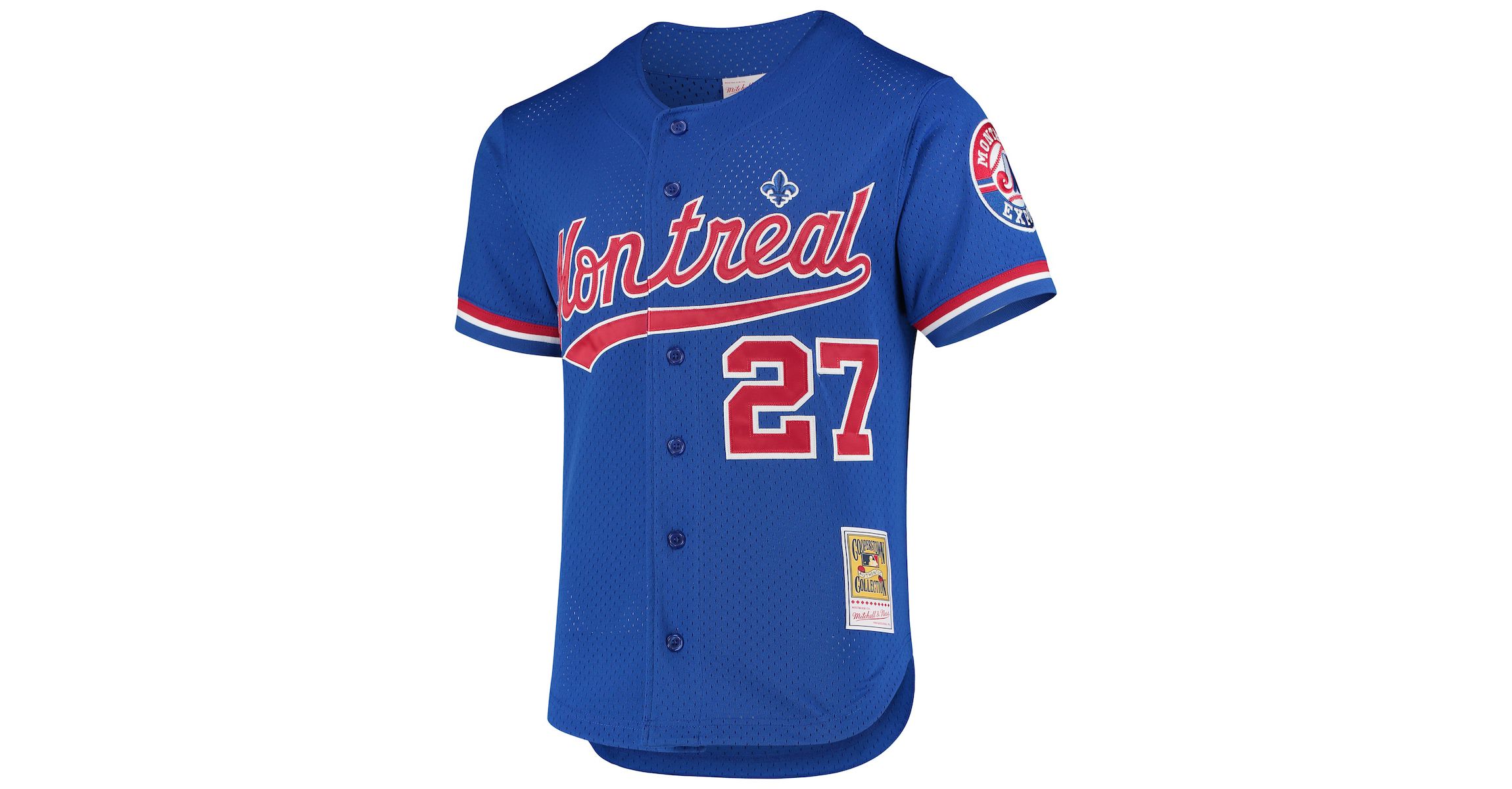 Cooperstown Teams Vladimir Guerrero Montreal Expos Cooperstown Collection Mesh Batting Practice Button-Up Jersey
