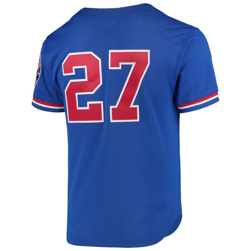 Cooperstown Teams Vladimir Guerrero Montreal Expos Cooperstown Collection Mesh Batting Practice Button-Up Jersey