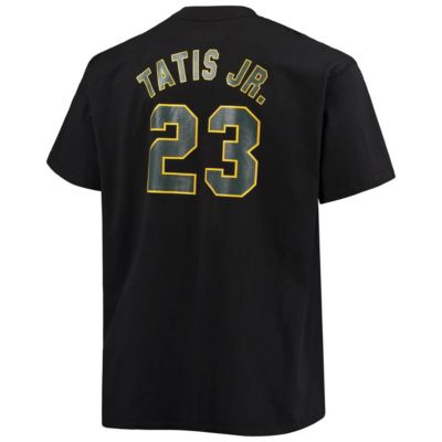 MLB Fanatics Fernando Tatis Jr. San Diego Padres Big & Tall Wordmark Name Number T-Shirt