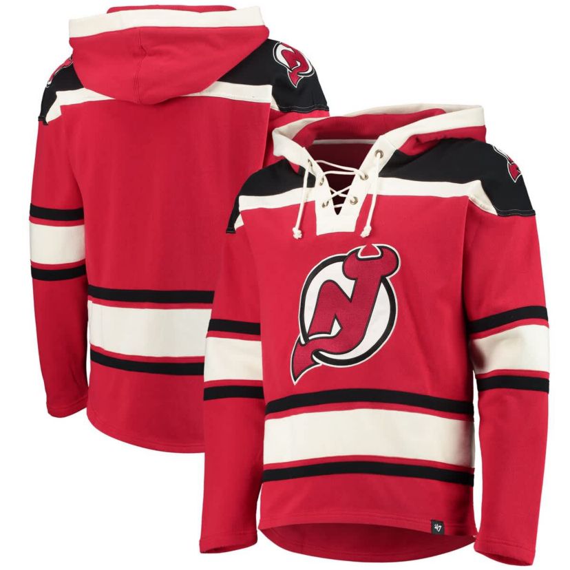 NHL New Jersey Devils Superior Lacer Pullover Hoodie
