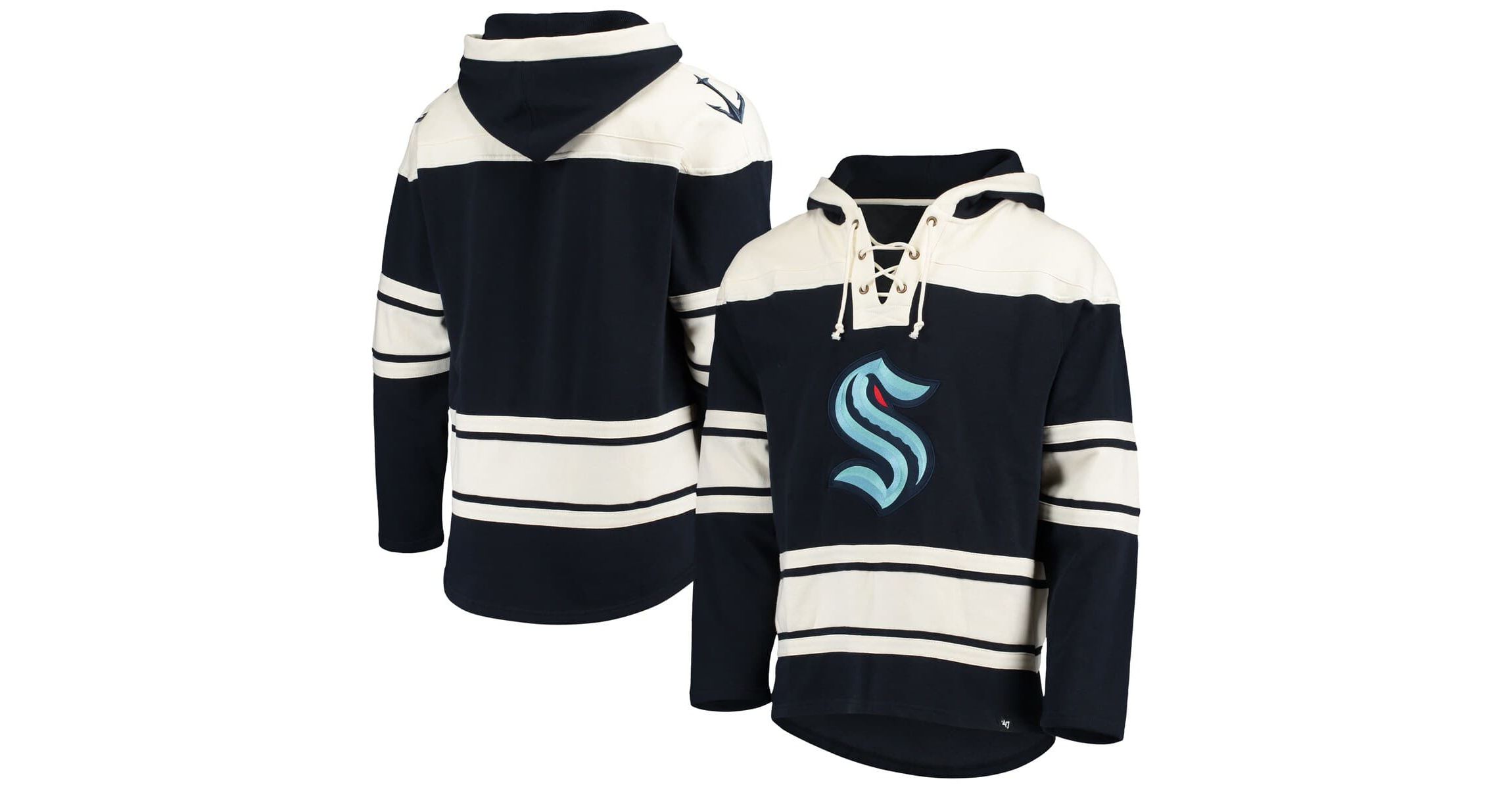 NHL Seattle Kraken Superior Lacer Pullover Hoodie