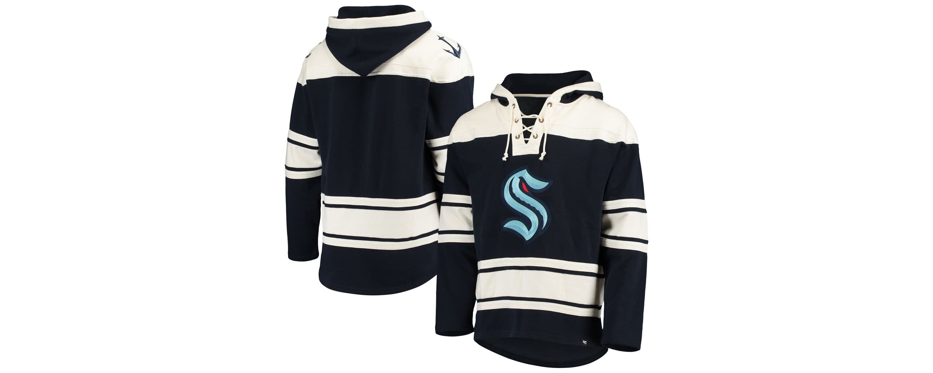 NHL Seattle Kraken Superior Lacer Pullover Hoodie