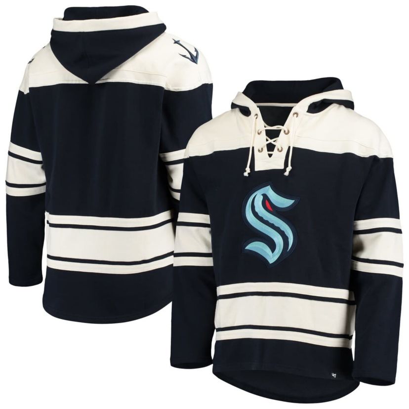 NHL Seattle Kraken Superior Lacer Pullover Hoodie