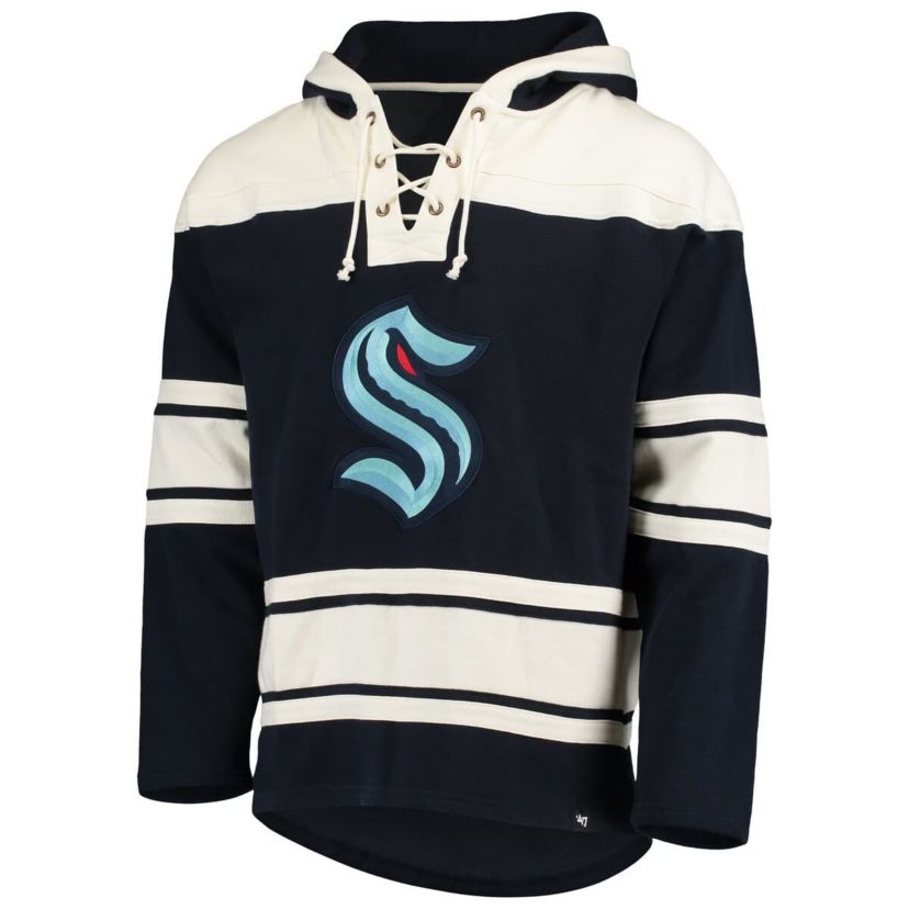 NHL Seattle Kraken Superior Lacer Pullover Hoodie