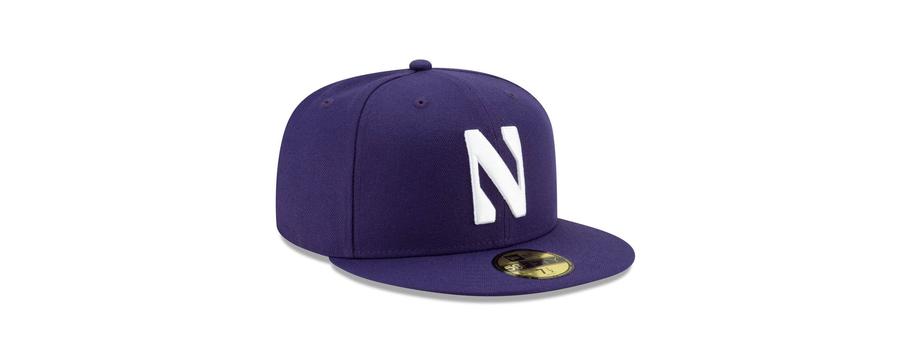 NCAA Northwestern Wildcats Primary Team Logo Basic 59FIFTY Fitted Hat
