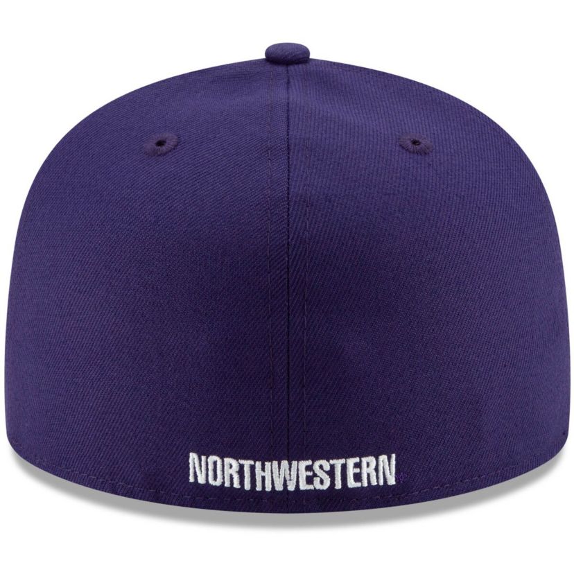 NCAA Northwestern Wildcats Primary Team Logo Basic 59FIFTY Fitted Hat