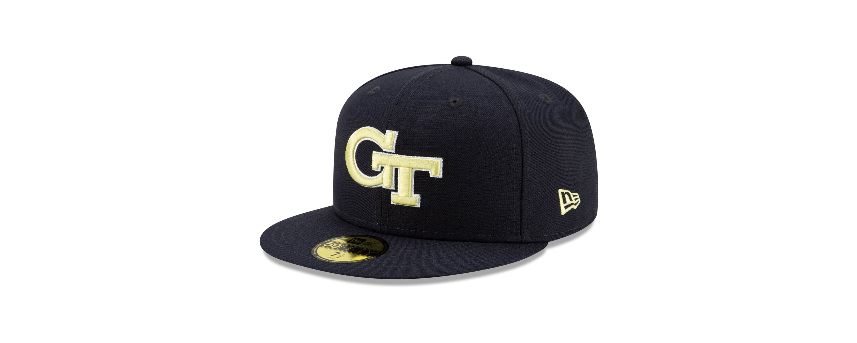 Georgia Tech Yellow Jackets NCAA Georgia Tech Jackets Primary Team Logo Basic 59FIFTY Fitted Hat