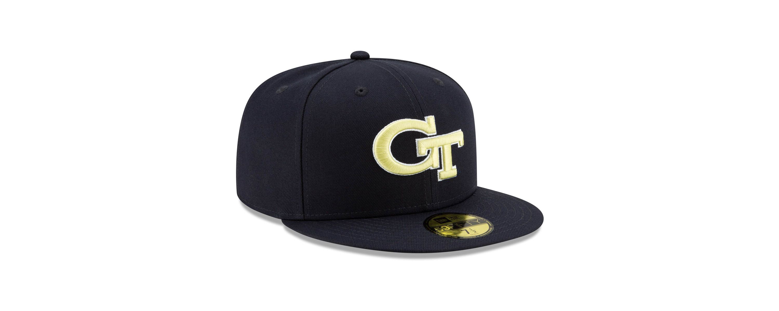 Georgia Tech Yellow Jackets NCAA Georgia Tech Jackets Primary Team Logo Basic 59FIFTY Fitted Hat