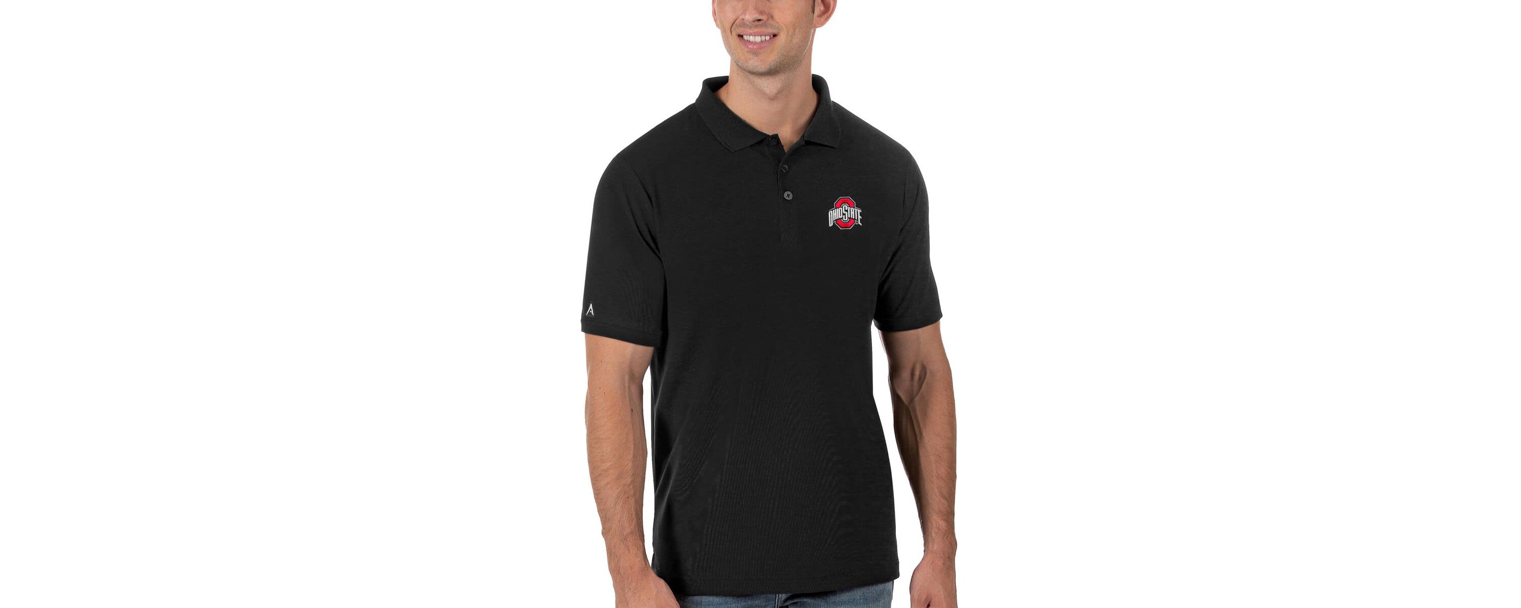 NCAA Ohio State Buckeyes Legacy Pique Polo