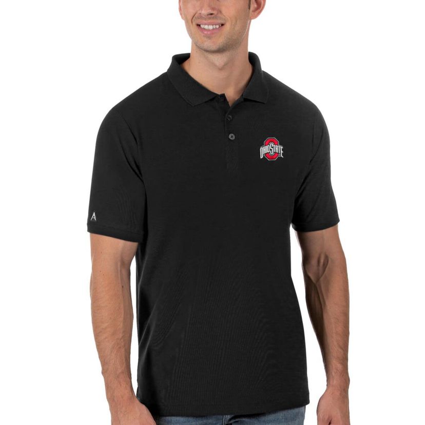 NCAA Ohio State Buckeyes Legacy Pique Polo