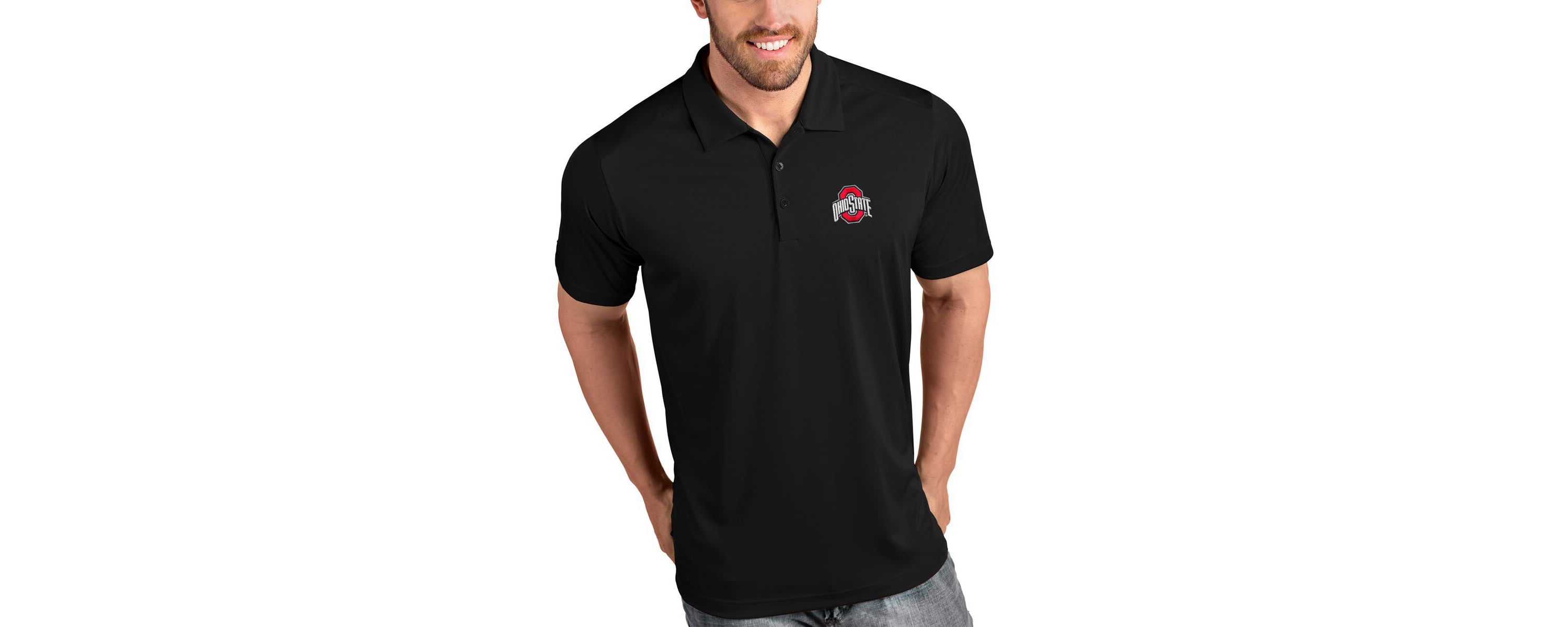 NCAA Ohio State Buckeyes Tribute Polo