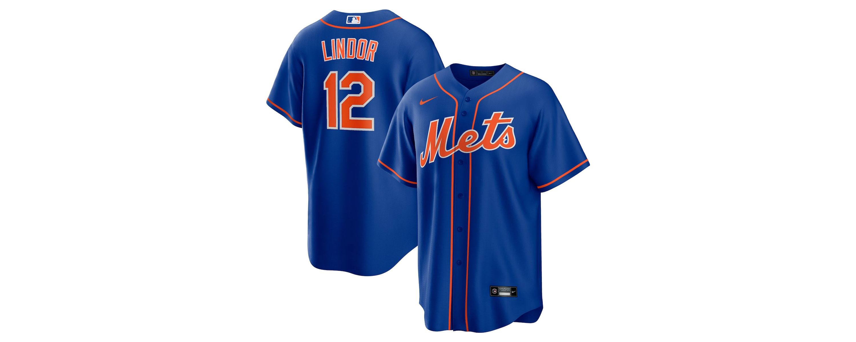 MLB Nike Francisco Lindor New York Mets Alternate Replica Player Jersey