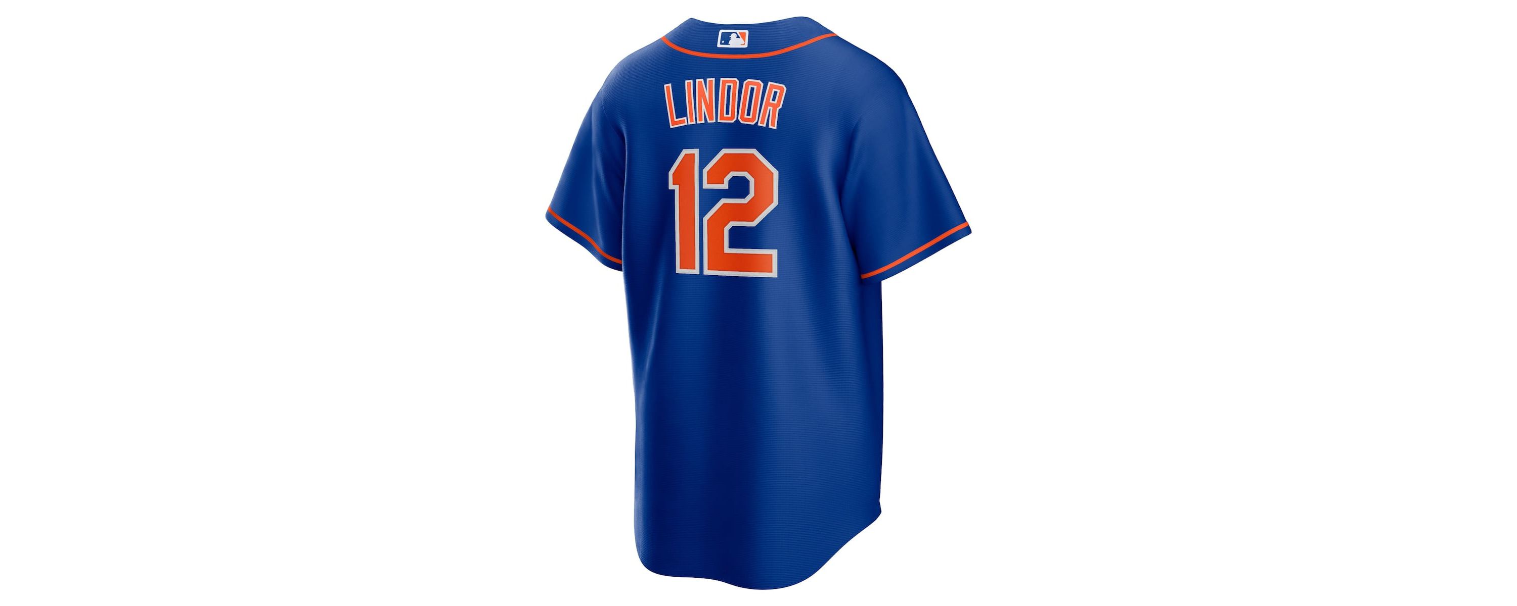 MLB Nike Francisco Lindor New York Mets Alternate Replica Player Jersey