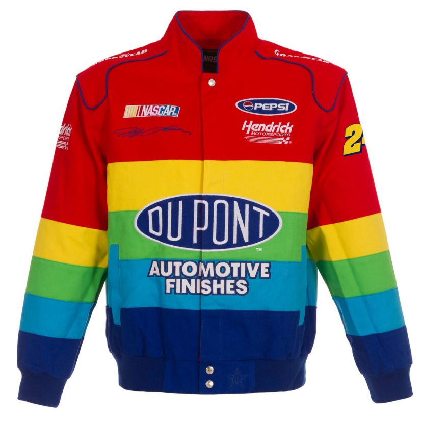 NASCAR Red/Blue Jeff Gordon Twill Uniform Full-Snap Jacket