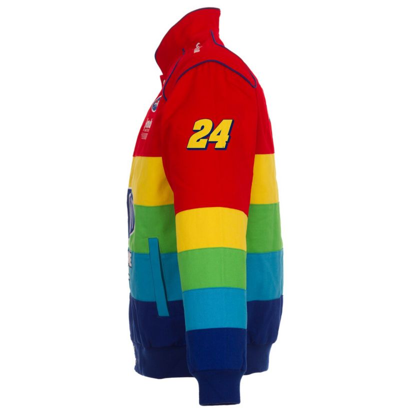 NASCAR Red/Blue Jeff Gordon Twill Uniform Full-Snap Jacket