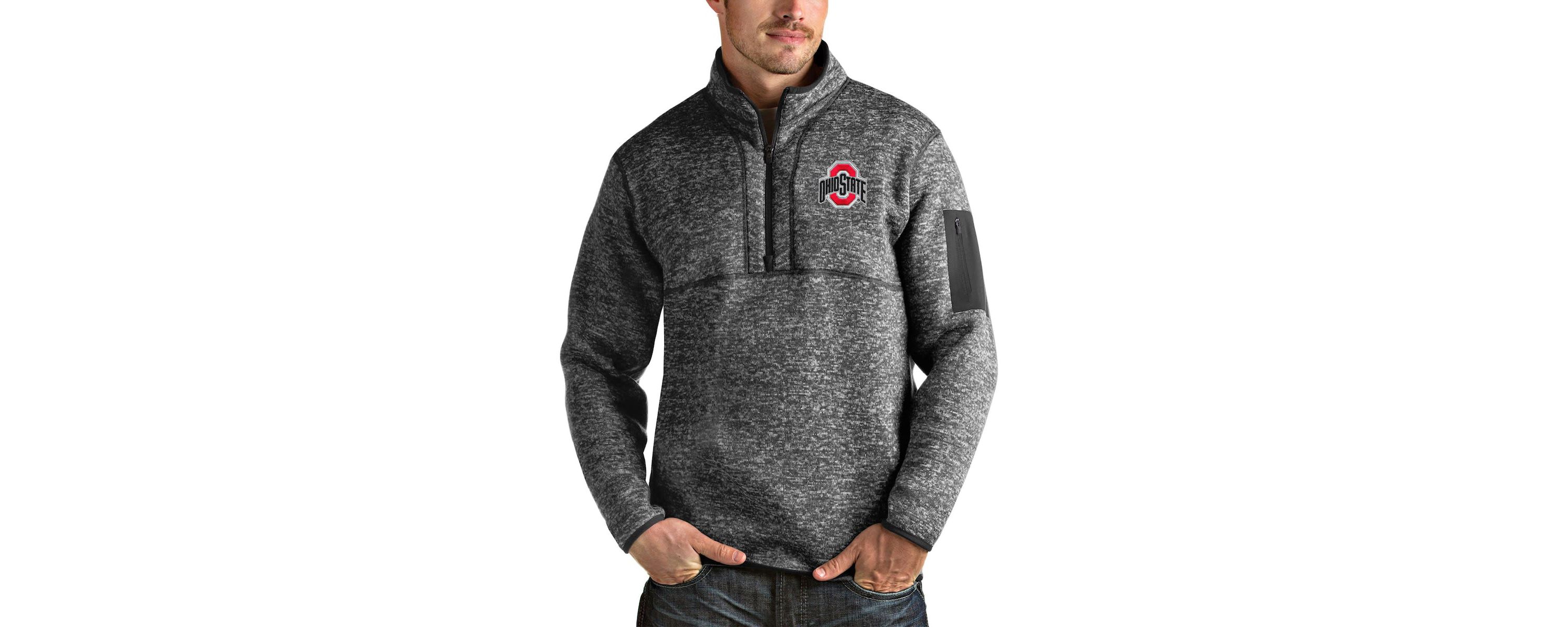 NCAA Ohio State Buckeyes Fortune Half-Zip Pullover Jacket