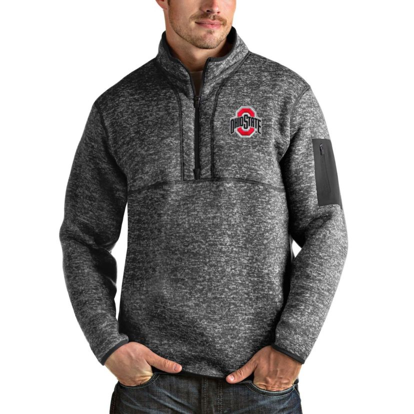 NCAA Ohio State Buckeyes Fortune Half-Zip Pullover Jacket