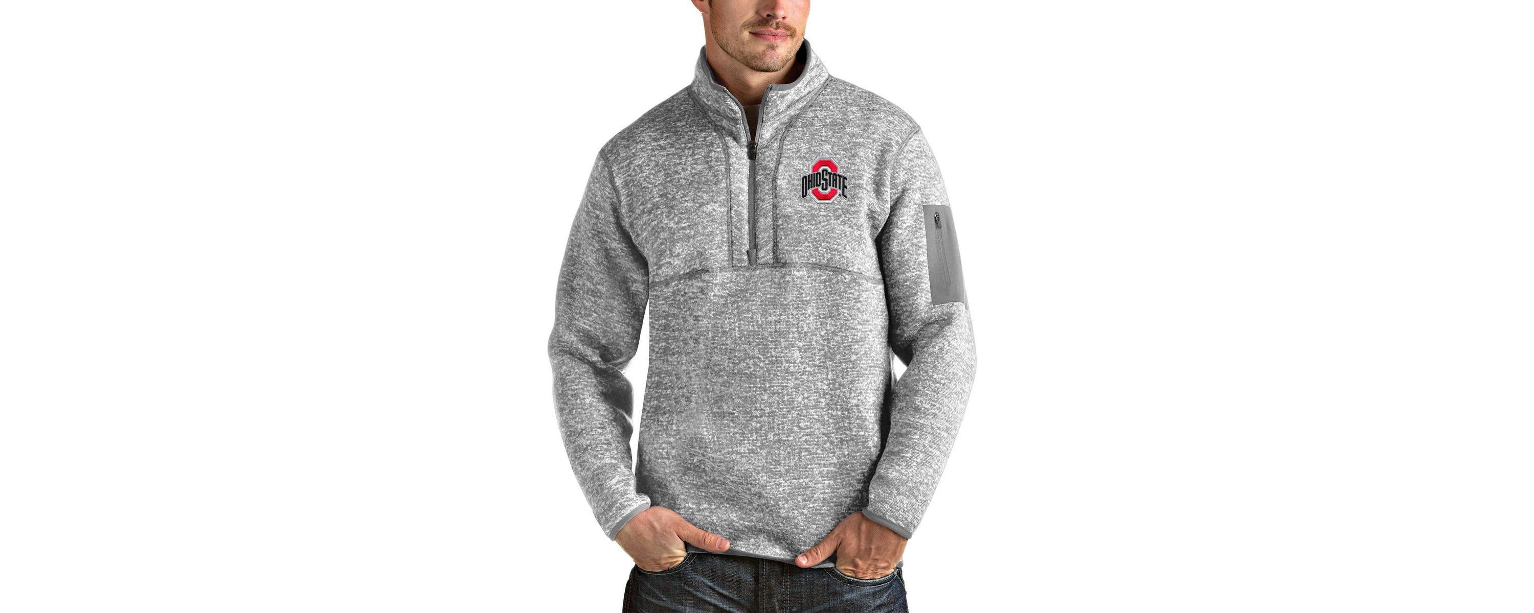 NCAA Ohio State Buckeyes Fortune Half-Zip Pullover Jacket