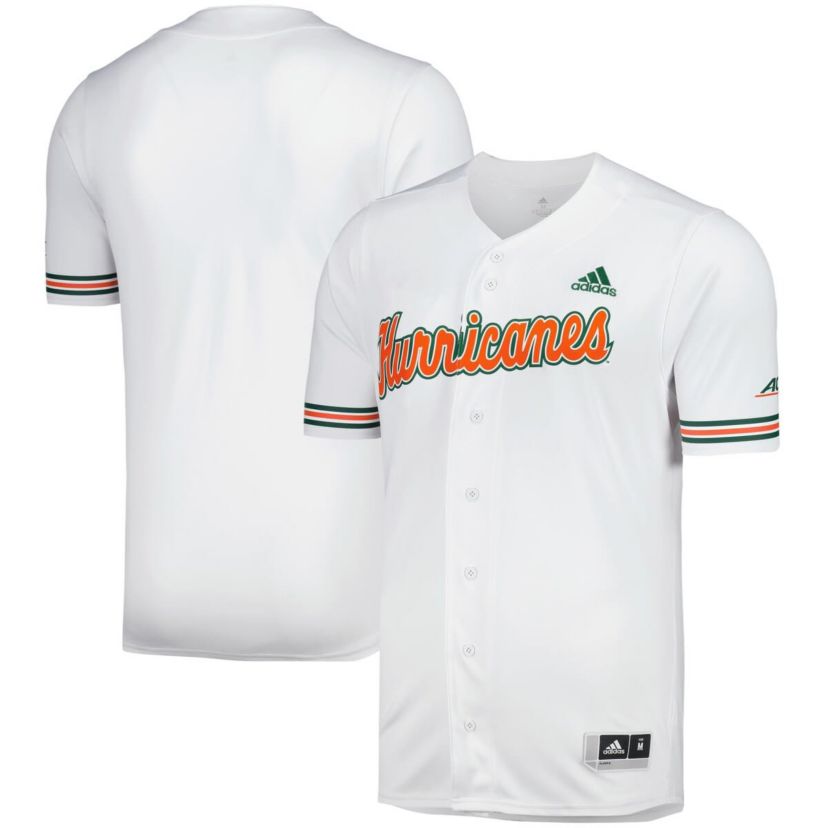 Miami (FL) Hurricanes NCAA Miami Hurricanes Replica Baseball Jersey