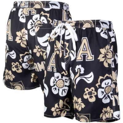 Army Black Knights NCAA Floral Volley Logo Swim Trunks