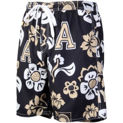 Army Black Knights NCAA Floral Volley Logo Swim Trunks