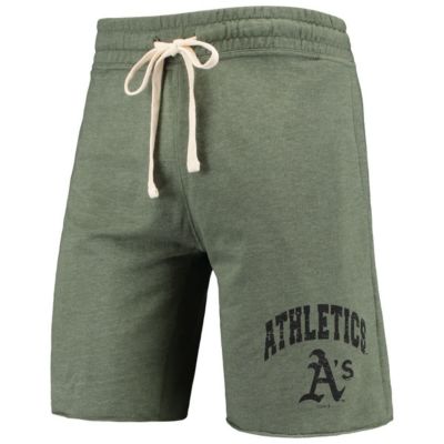 MLB Heathered Oakland Athletics Mainstream Tri-Blend Shorts