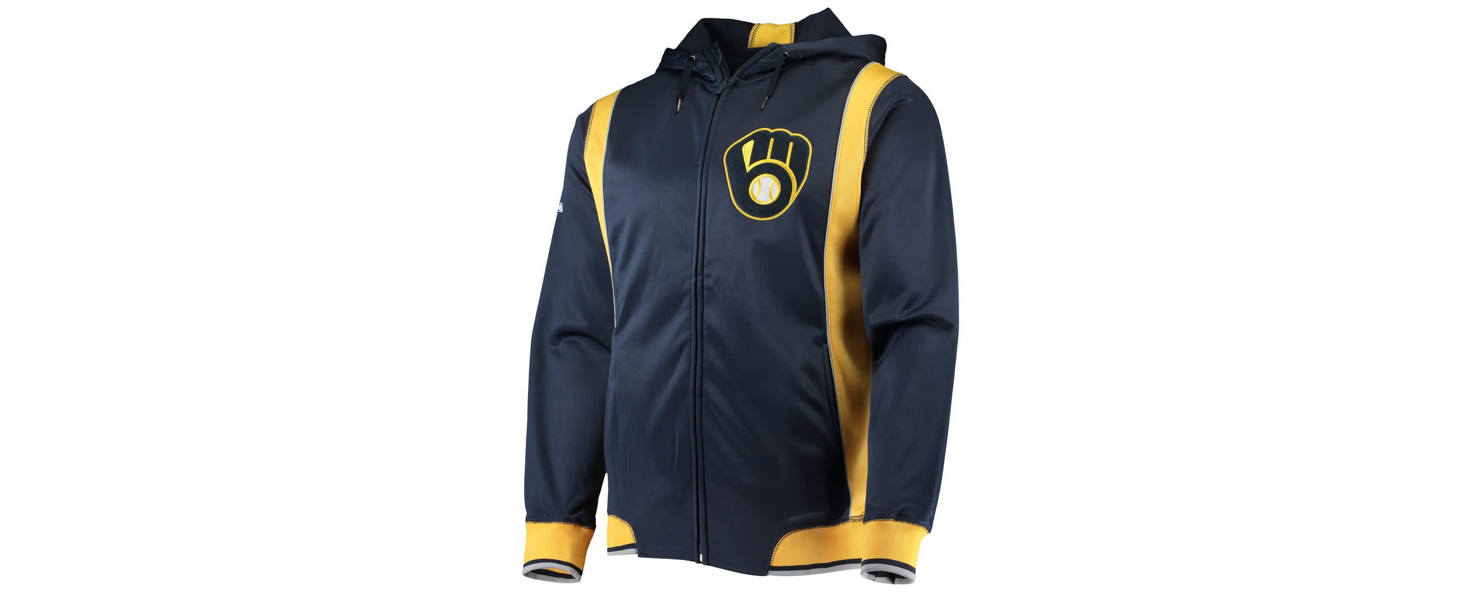 MLB Milwaukee Brewers Team Full-Zip Hoodie