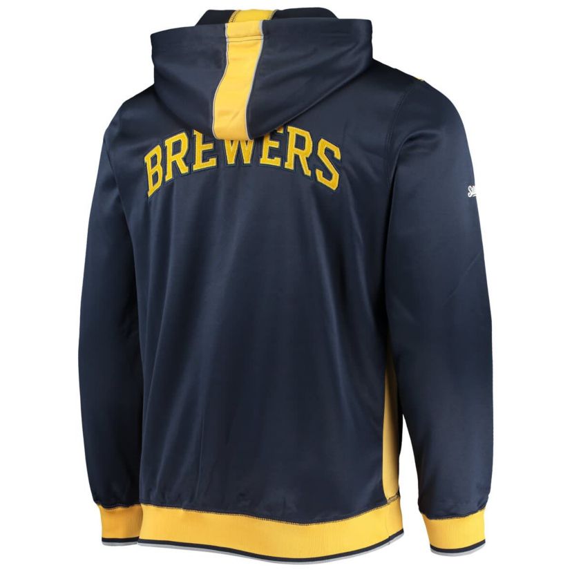 MLB Milwaukee Brewers Team Full-Zip Hoodie
