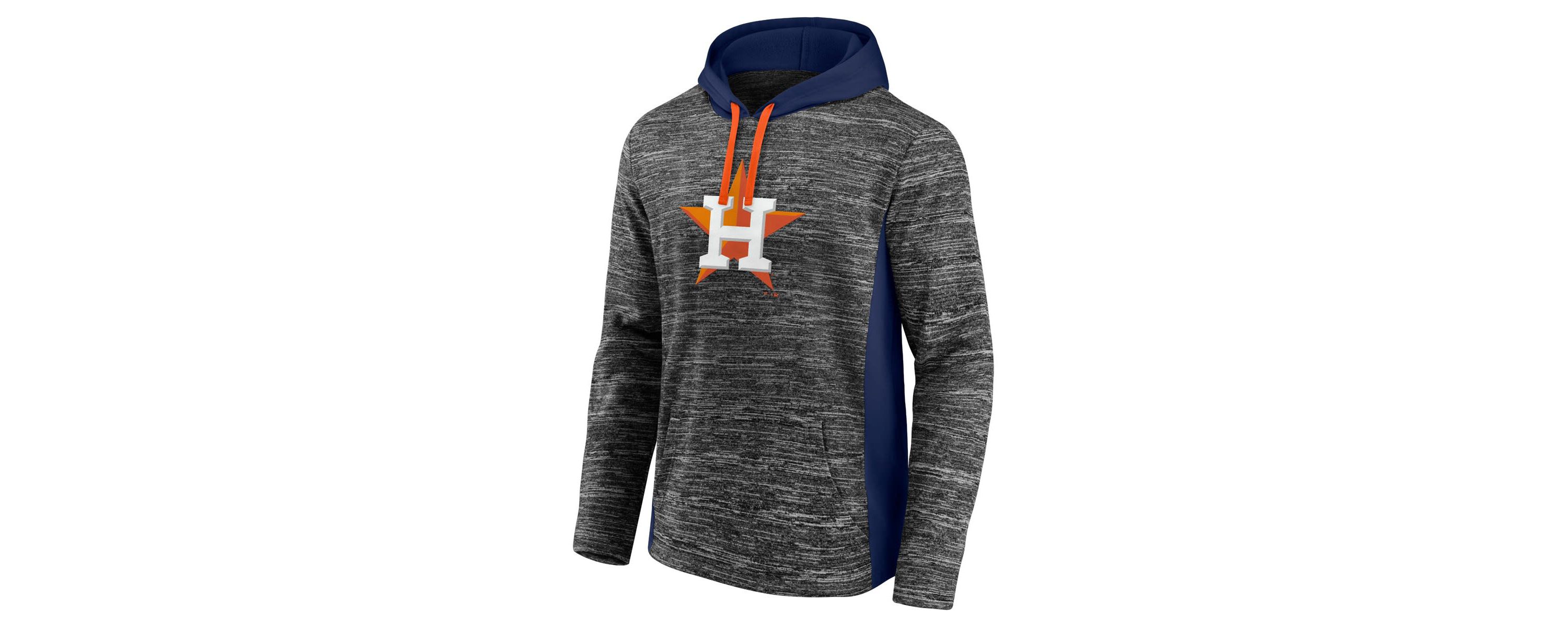 MLB Fanatics Houston Astros Instant Replay Color Block Pullover Hoodie