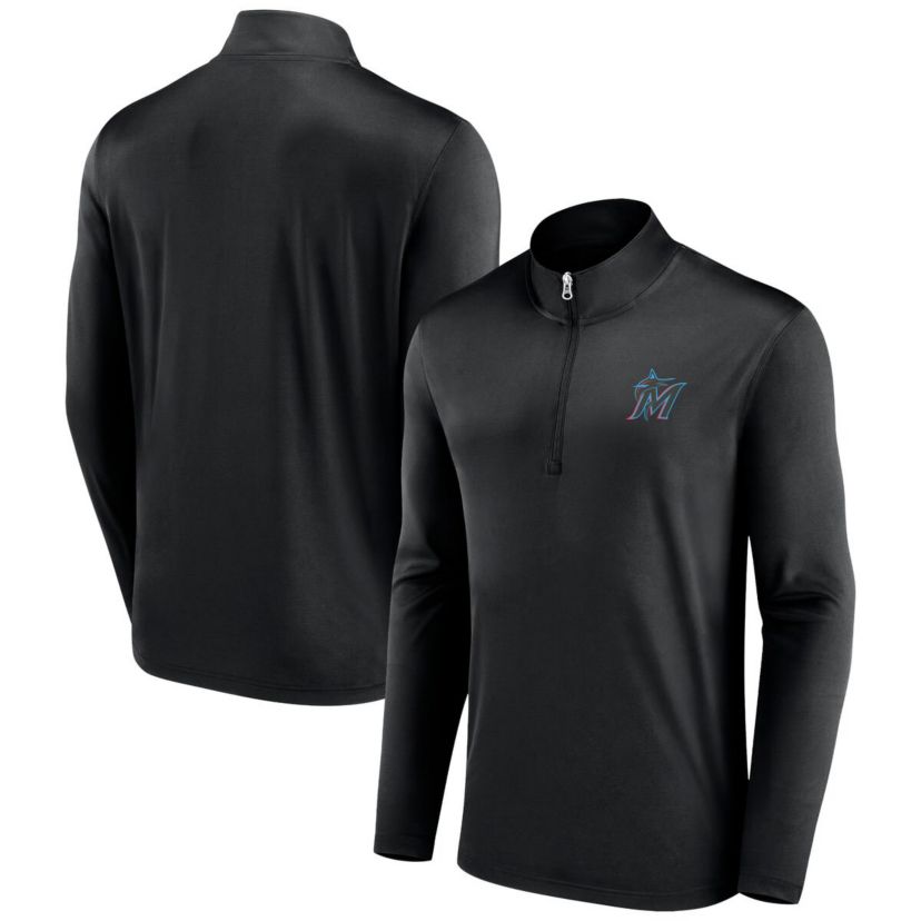 MLB Miami Marlins Underdog Mindset Quarter-Zip Jacket