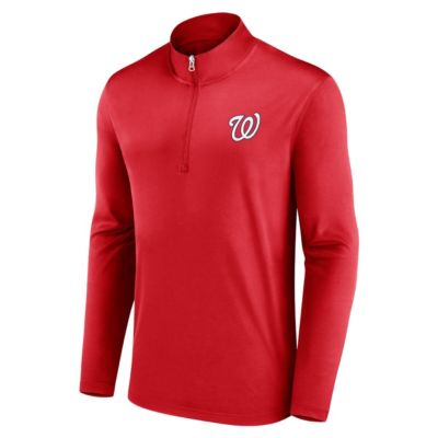 MLB Fanatics Washington Nationals Underdog Mindset Quarter-Zip Top